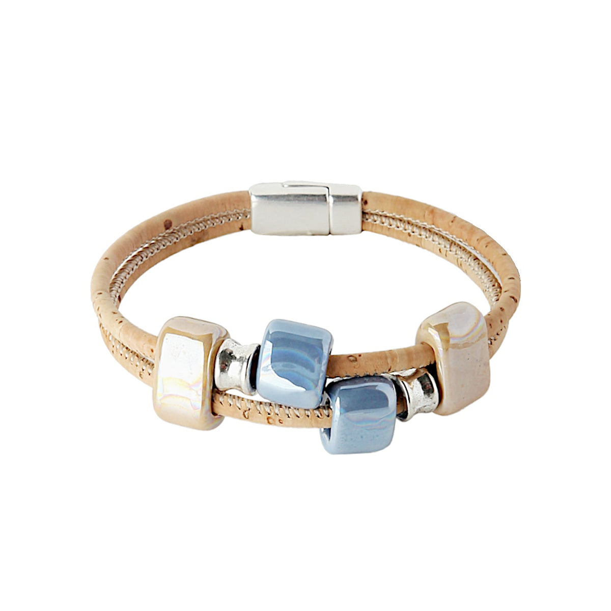 Cork Primrose (bracelet) - Cork and Company | Made in Portugal | Vegan Eco-Friendly Fashion