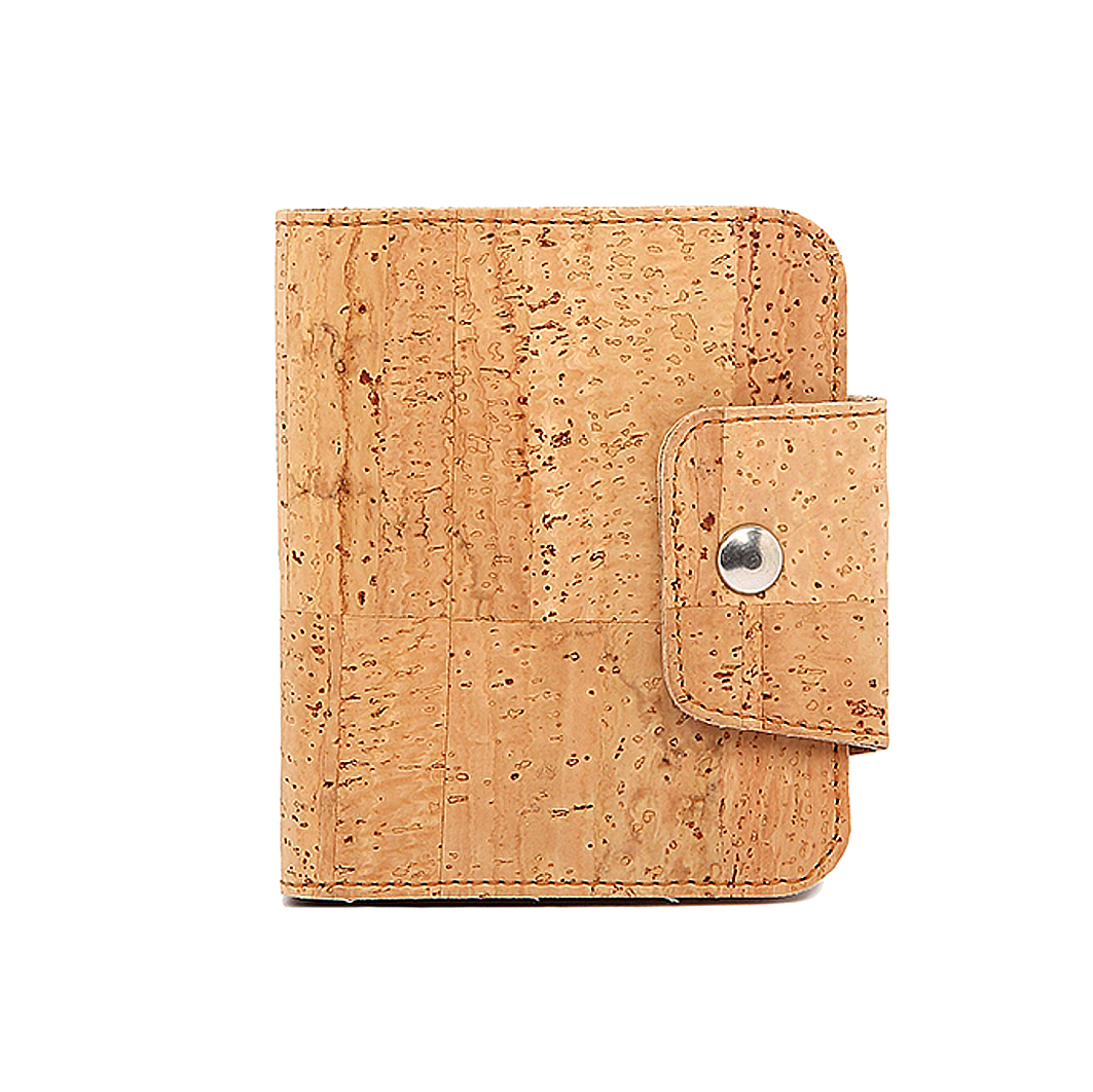 Cork Button Wallet - Cork and Company | Made in Portugal | Vegan Eco-Friendly Fashion