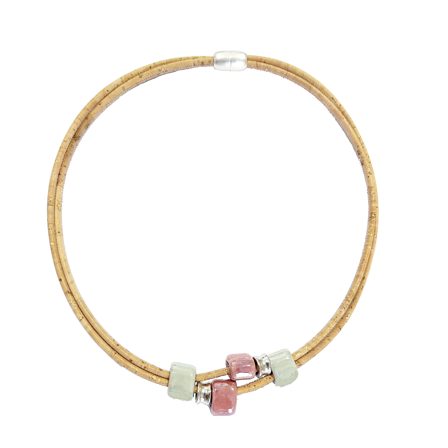 Cork Primrose (necklace) - Cork and Company | Made in Portugal | Vegan Eco-Friendly Fashion