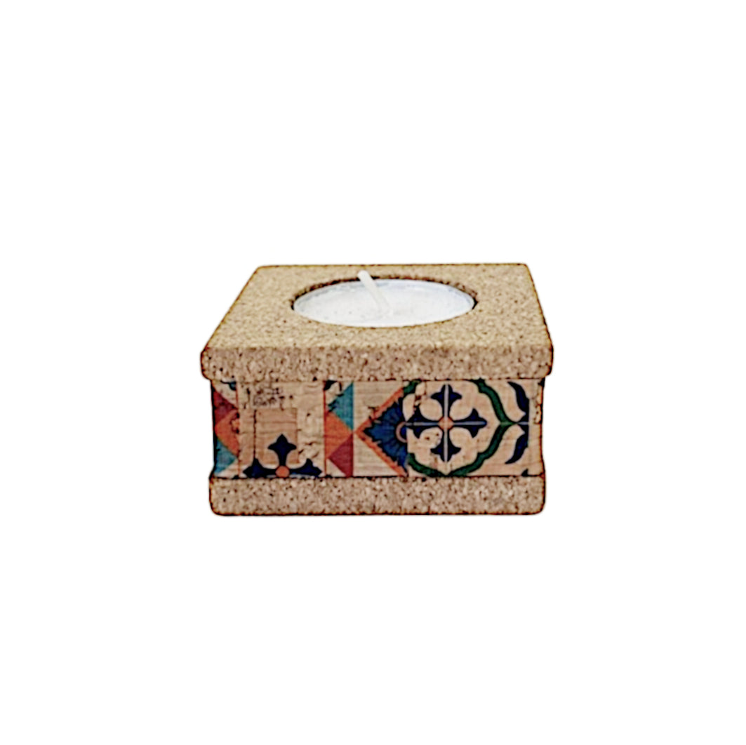 Cork Prism - Tealight Holder - Cork and Company | Made in Portugal | Vegan Eco-Friendly Fashion