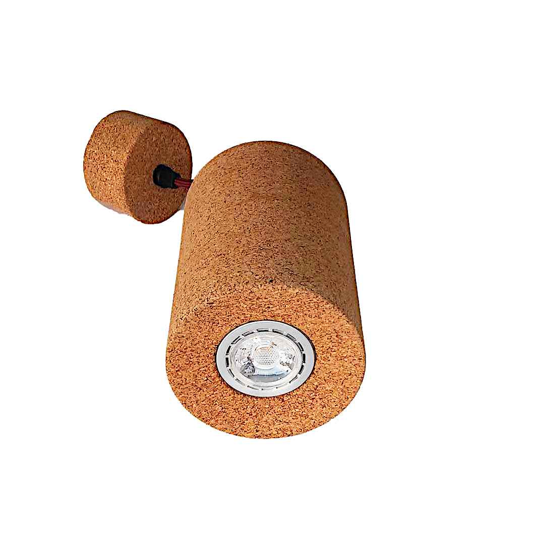 Cork Tube - Cork Lamp - Cork and Company | Made in Portugal | Vegan Eco-Friendly Fashion
