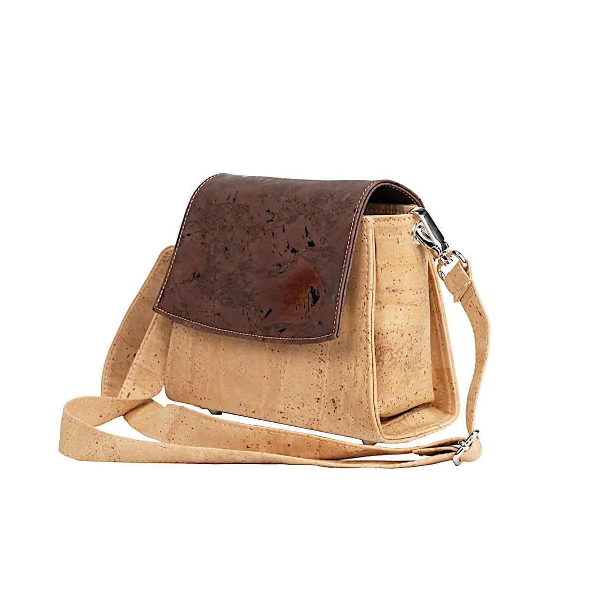Cork Bohemian Crossbody Bag | Natural - Cork and Company | Made in Portugal | Vegan Eco-Friendly Fashion