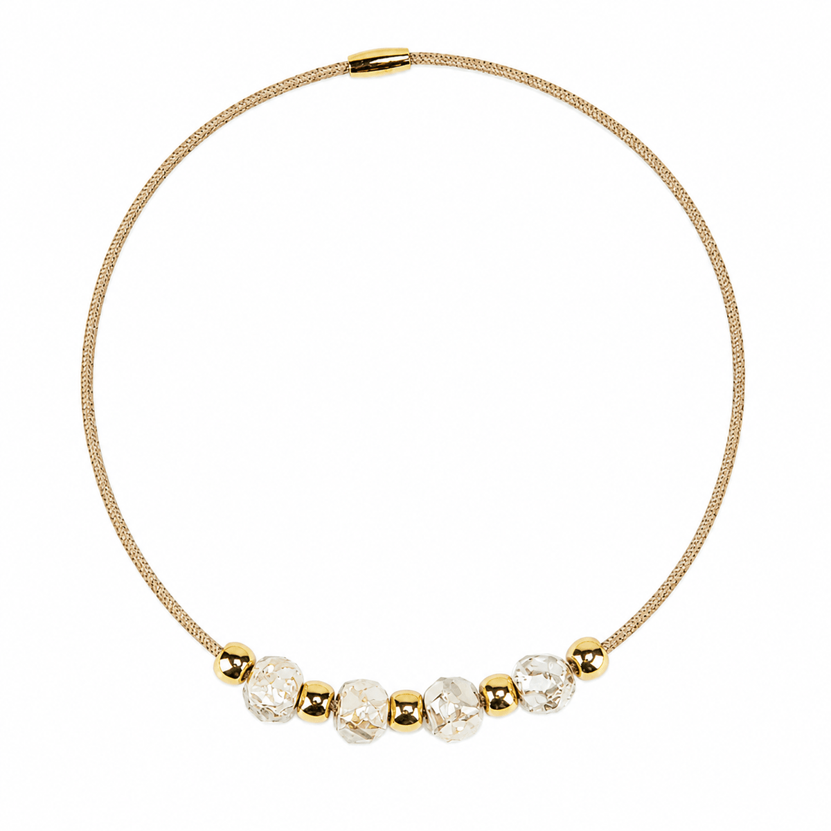 Cork White Minerals (Necklace) - Cork and Company | Made in Portugal | Vegan Eco-Friendly Fashion
