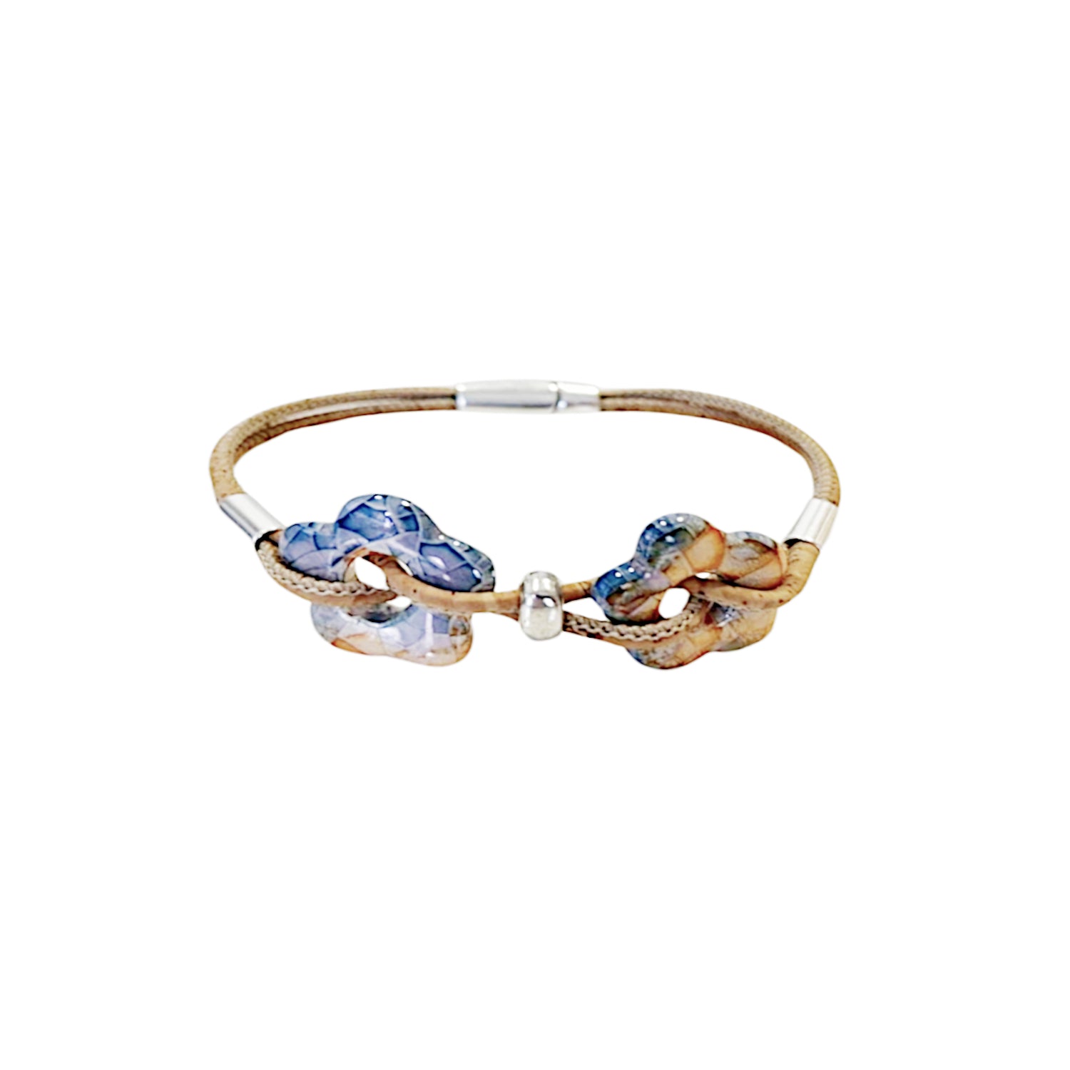 Cork Flora (bracelet) - Cork and Company | Made in Portugal | Vegan Eco-Friendly Fashion