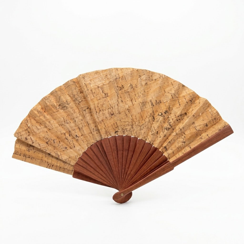 Cork Hand Fan