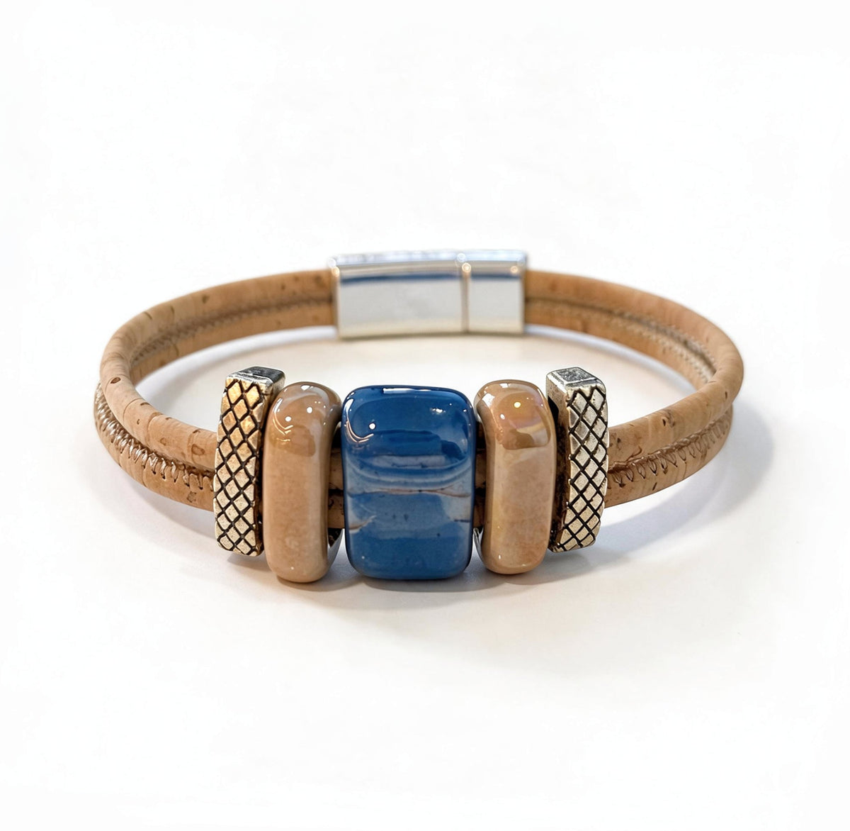 Cork Aquarium (Bracelet) - Cork and Company | Made in Portugal | Vegan Eco-Friendly Fashion