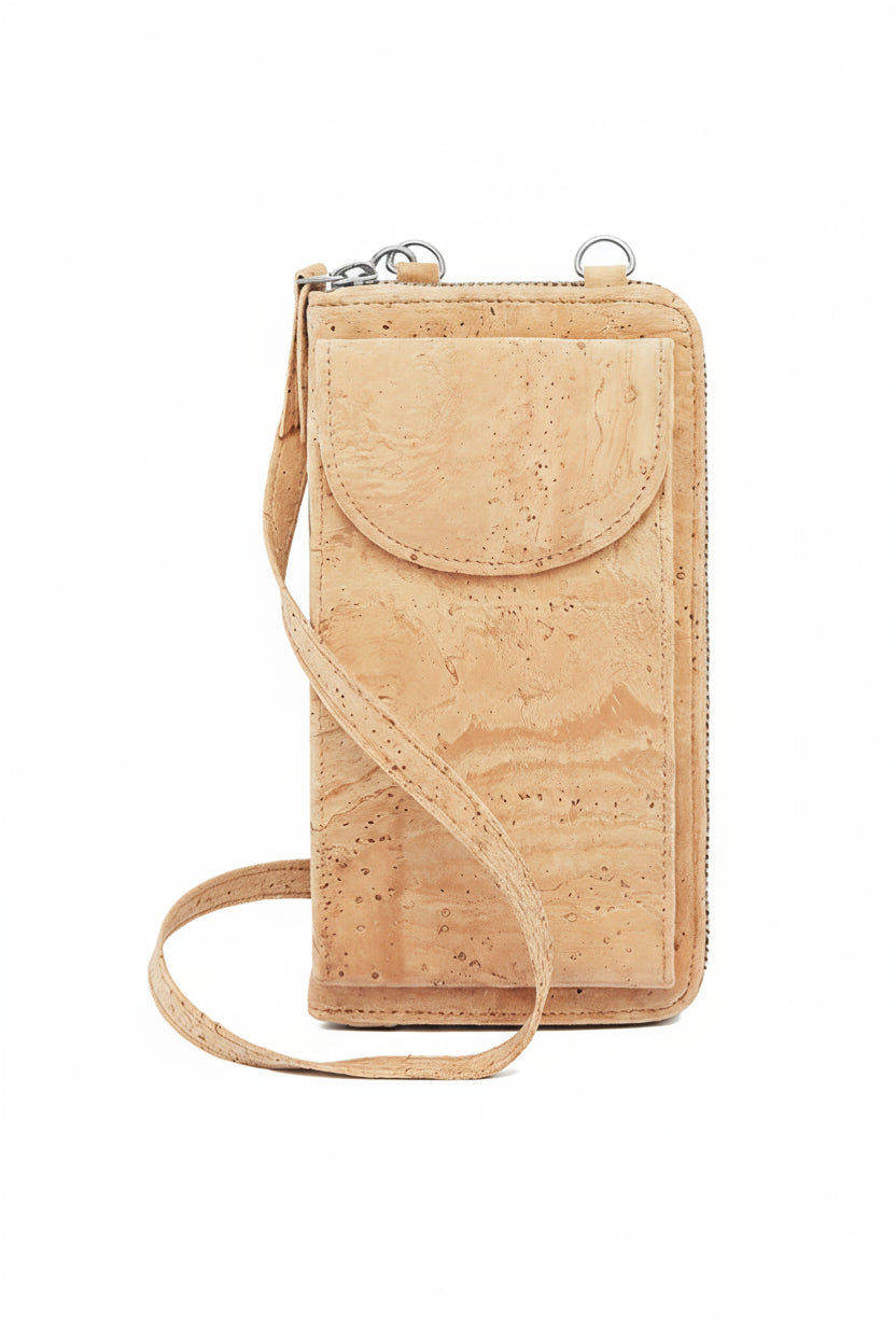Cork Phone Wallet Bag - Cork and Company | Made in Portugal | Vegan Eco-Friendly Fashion