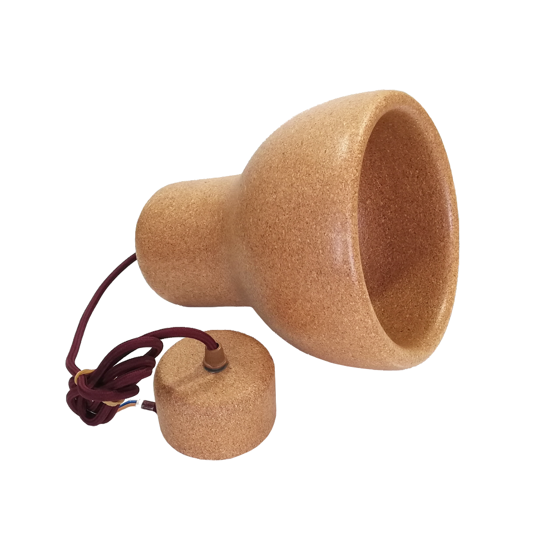 Cork Pear - Cork Lamp - Cork and Company | Made in Portugal | Vegan Eco-Friendly Fashion