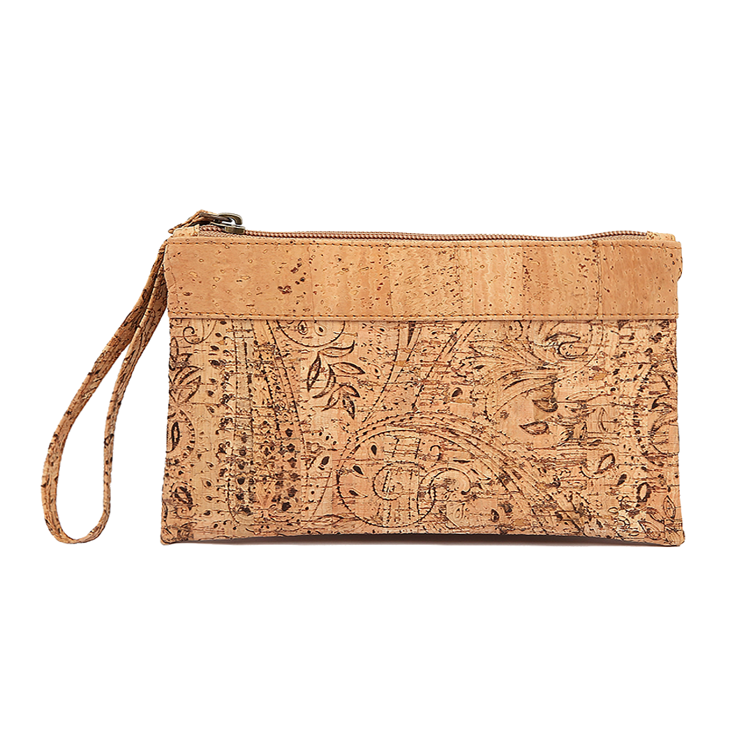 Cork Bicolor Pouch - Cork and Company | Made in Portugal | Vegan Eco-Friendly Fashion