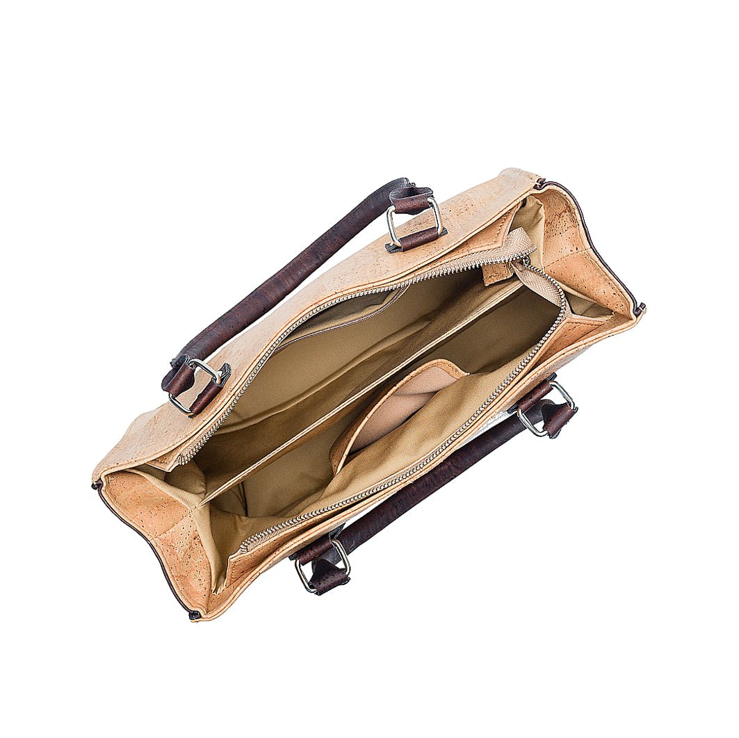 Cork Bicolor tote - Cork and Company | Made in Portugal | Vegan Eco-Friendly Fashion
