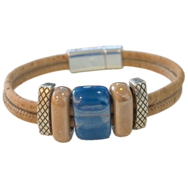 Cork Aquarium (Bracelet) - Cork and Company | Made in Portugal | Vegan Eco-Friendly Fashion