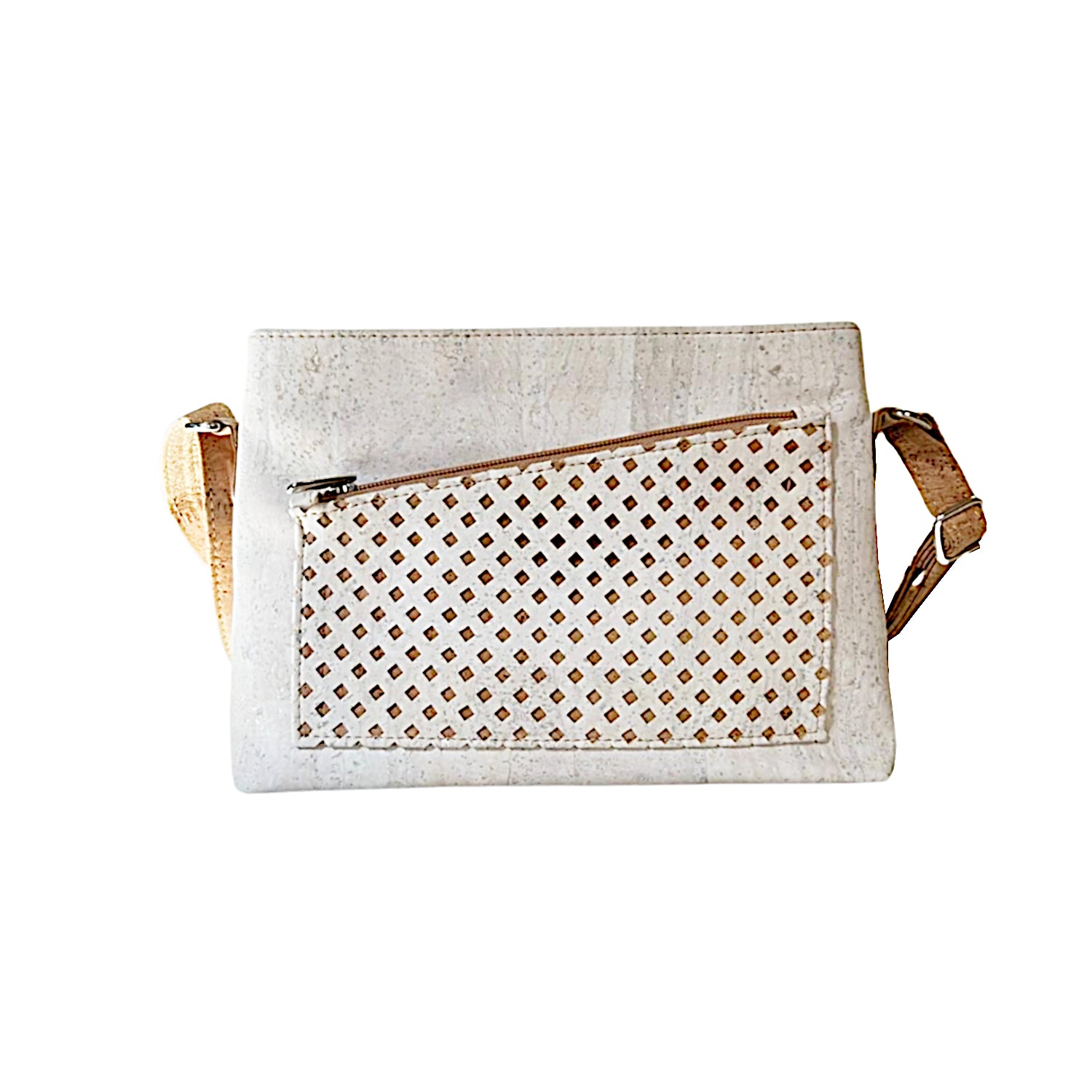 Cork Trellis Hill Bag - Cork and Company | Made in Portugal | Vegan Eco-Friendly Fashion