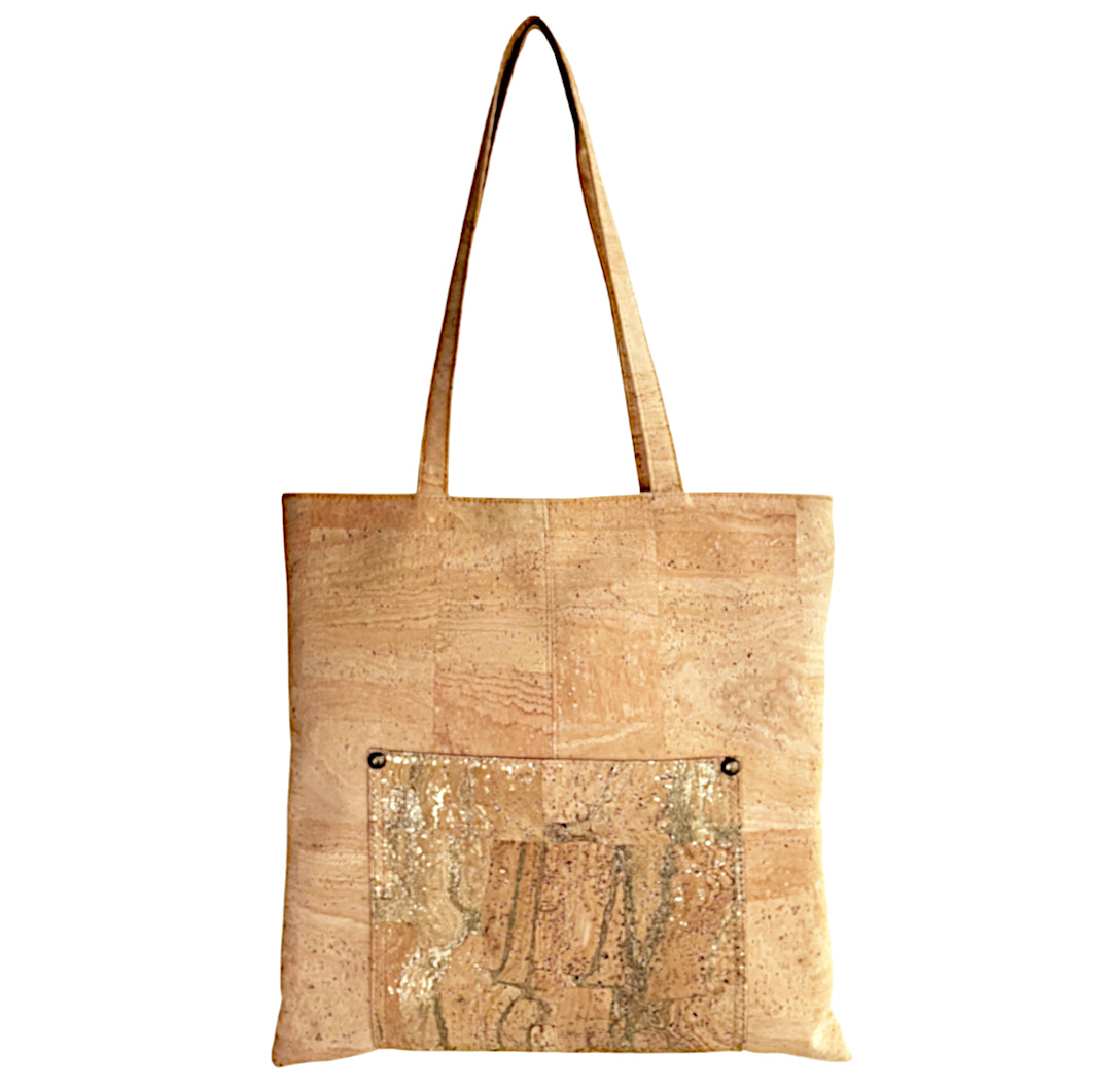 Cork Square shopping bag - Cork and Company | Made in Portugal | Vegan Eco-Friendly Fashion