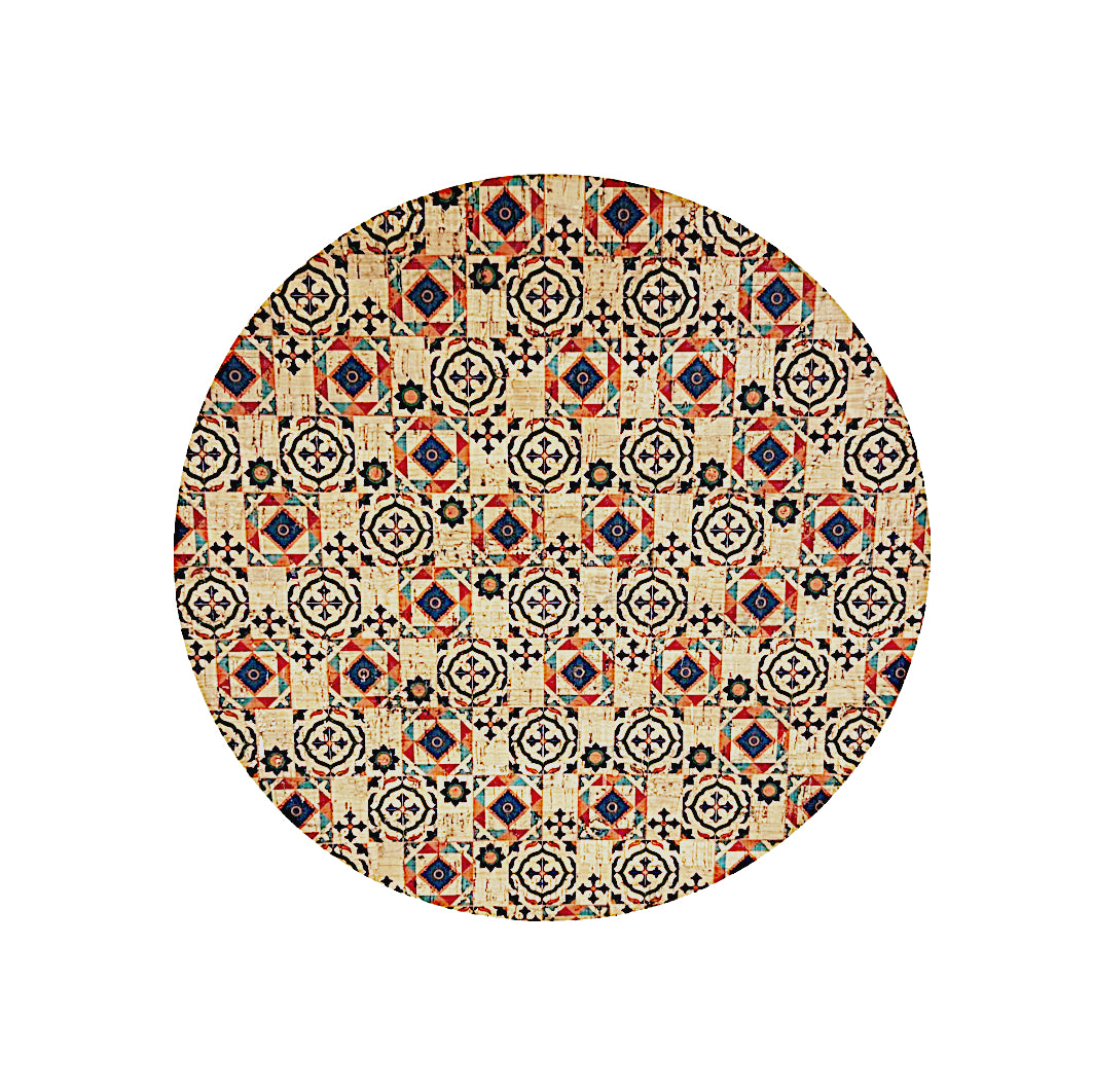 Cork Round Placemat - Cork and Company | Made in Portugal | Vegan Eco-Friendly Fashion