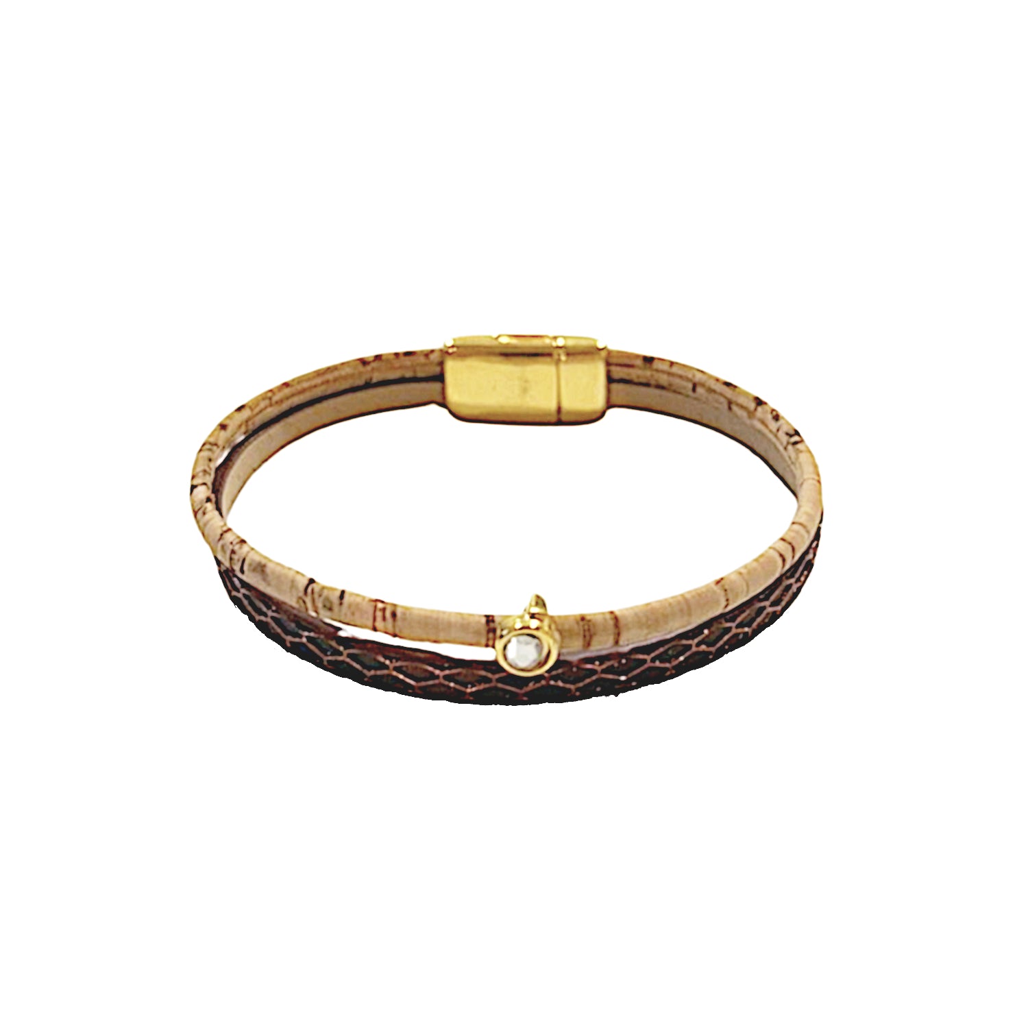 Cork Royal (bracelet) - Cork and Company | Made in Portugal | Vegan Eco-Friendly Fashion