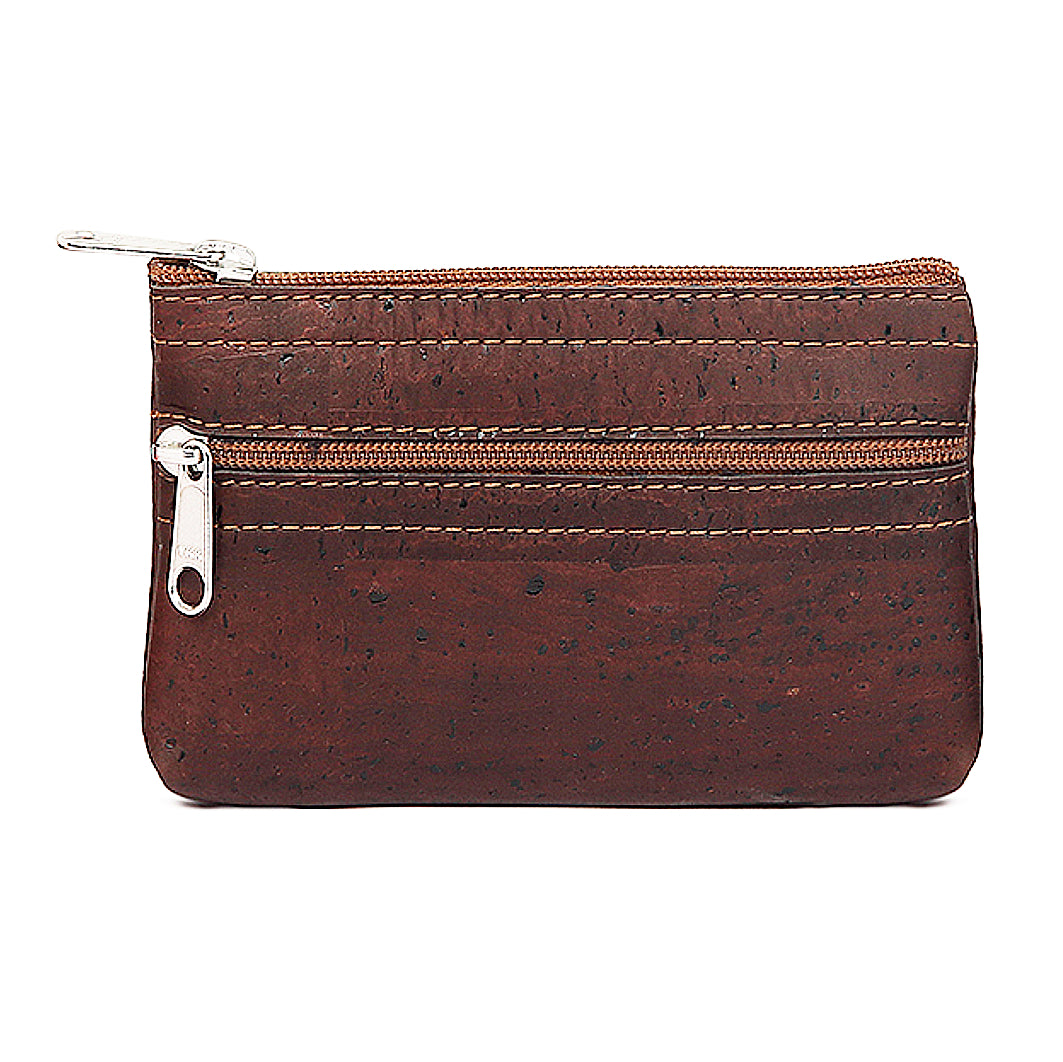 Cork Two zippers pouch - Cork and Company | Made in Portugal | Vegan Eco-Friendly Fashion