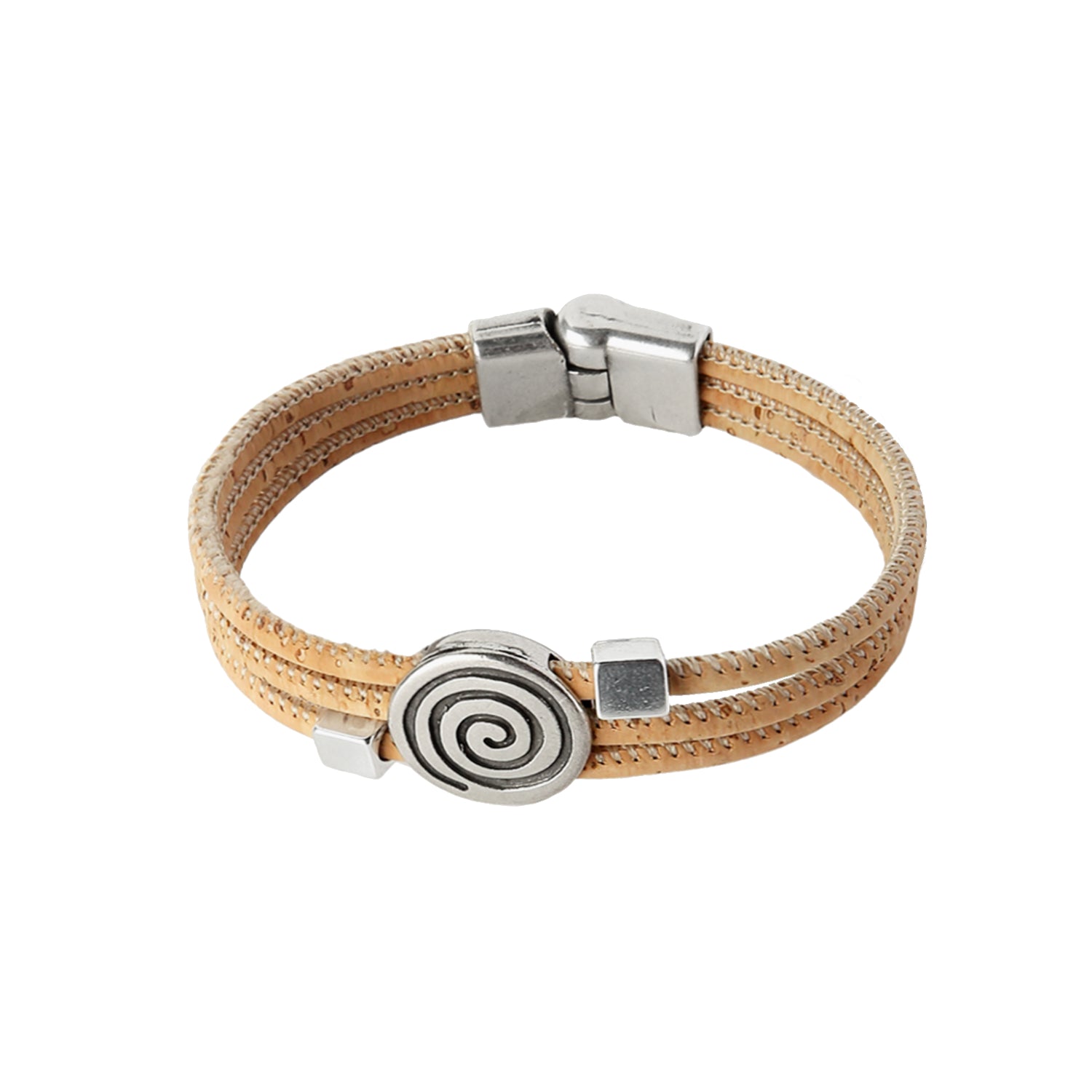 Cork Spiral (bracelet) - Cork and Company | Made in Portugal | Vegan Eco-Friendly Fashion
