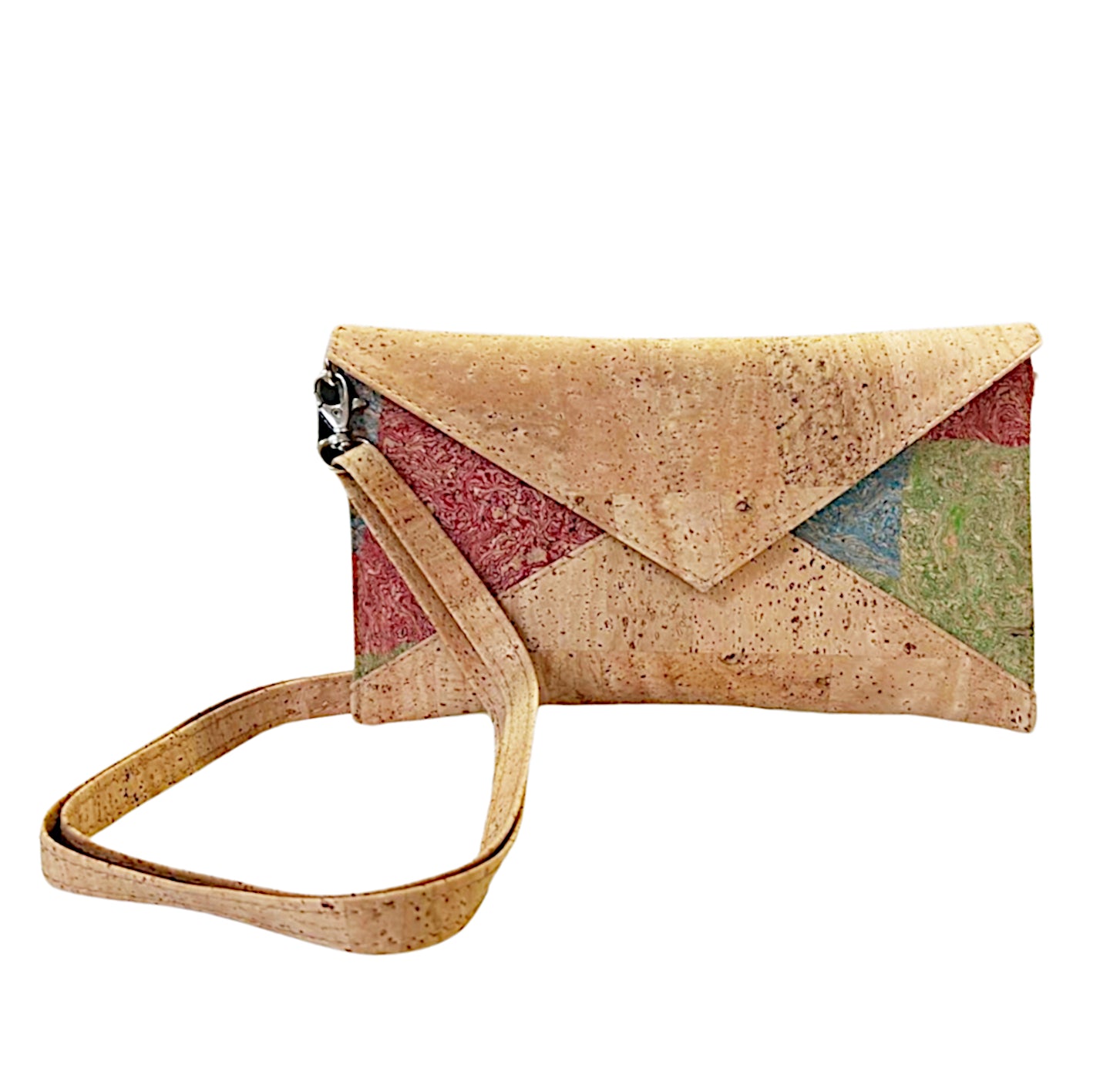 Cork Tricolor Purse - Cork and Company | Made in Portugal | Vegan Eco-Friendly Fashion