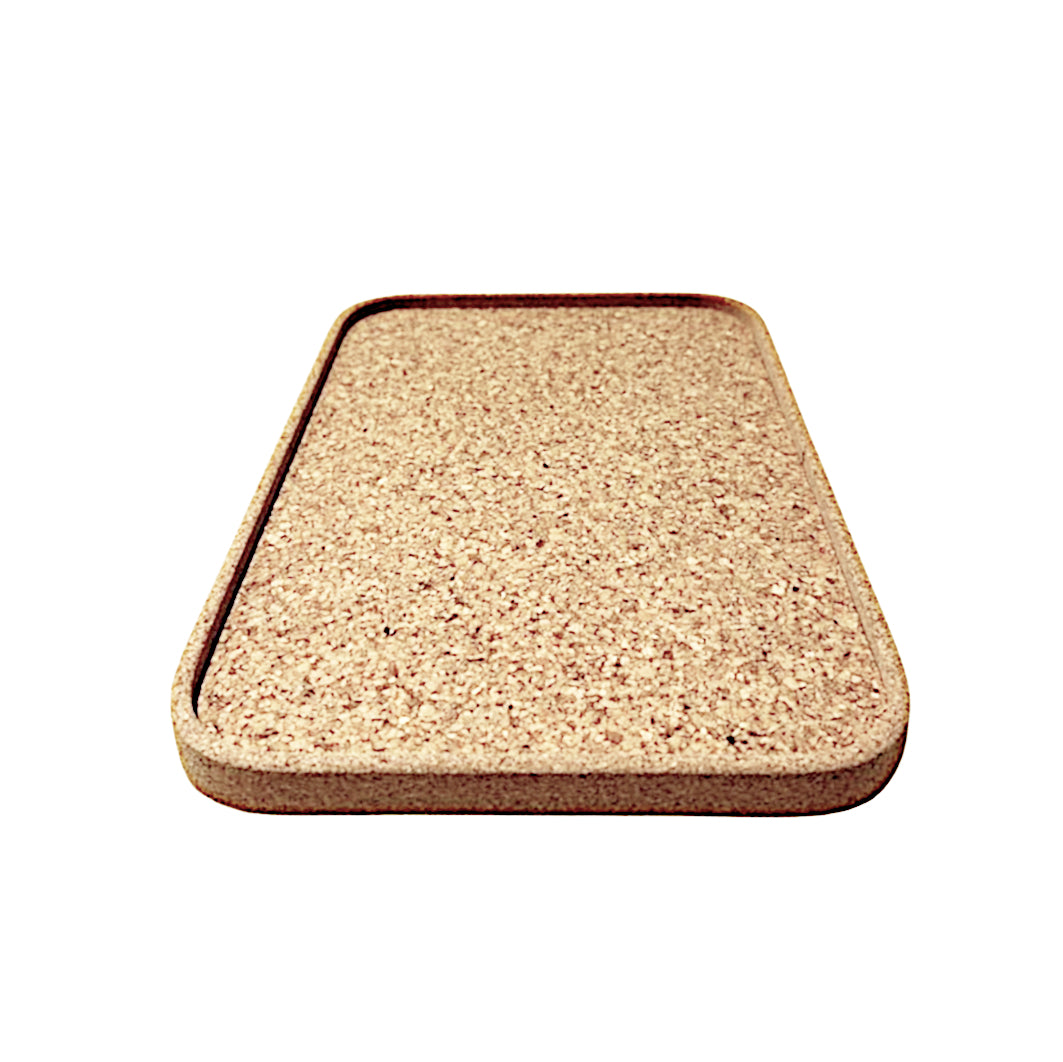 Small Granulated Cork Tray (rectangular) | Made in Portugal