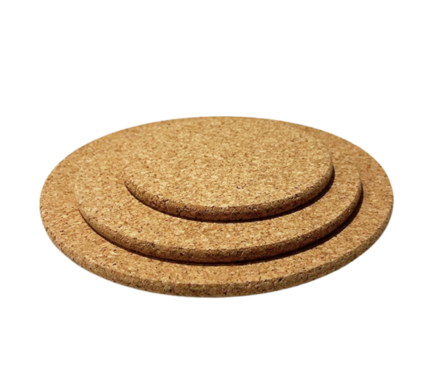 Cork Round Trivet (set of 3) - Cork and Company | Made in Portugal | Vegan Eco-Friendly Fashion