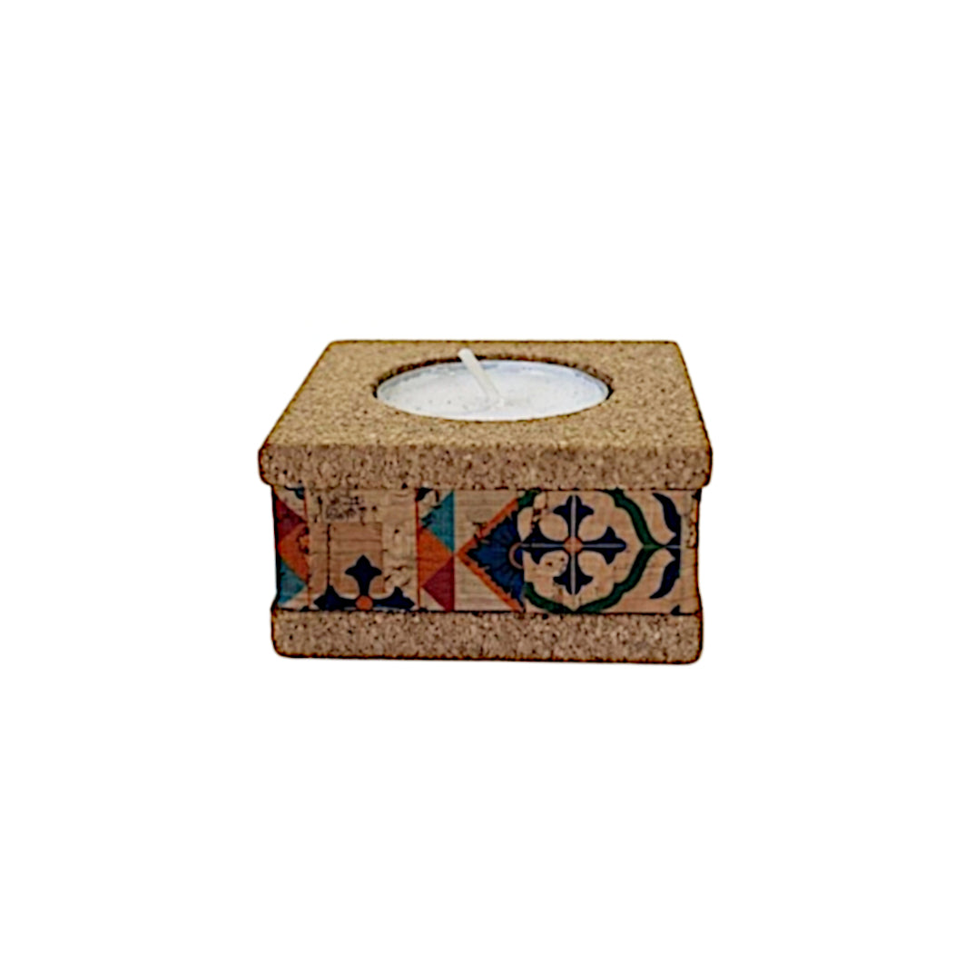 Cork Prism - Tealight Holder - Cork and Company | Made in Portugal | Vegan Eco-Friendly Fashion