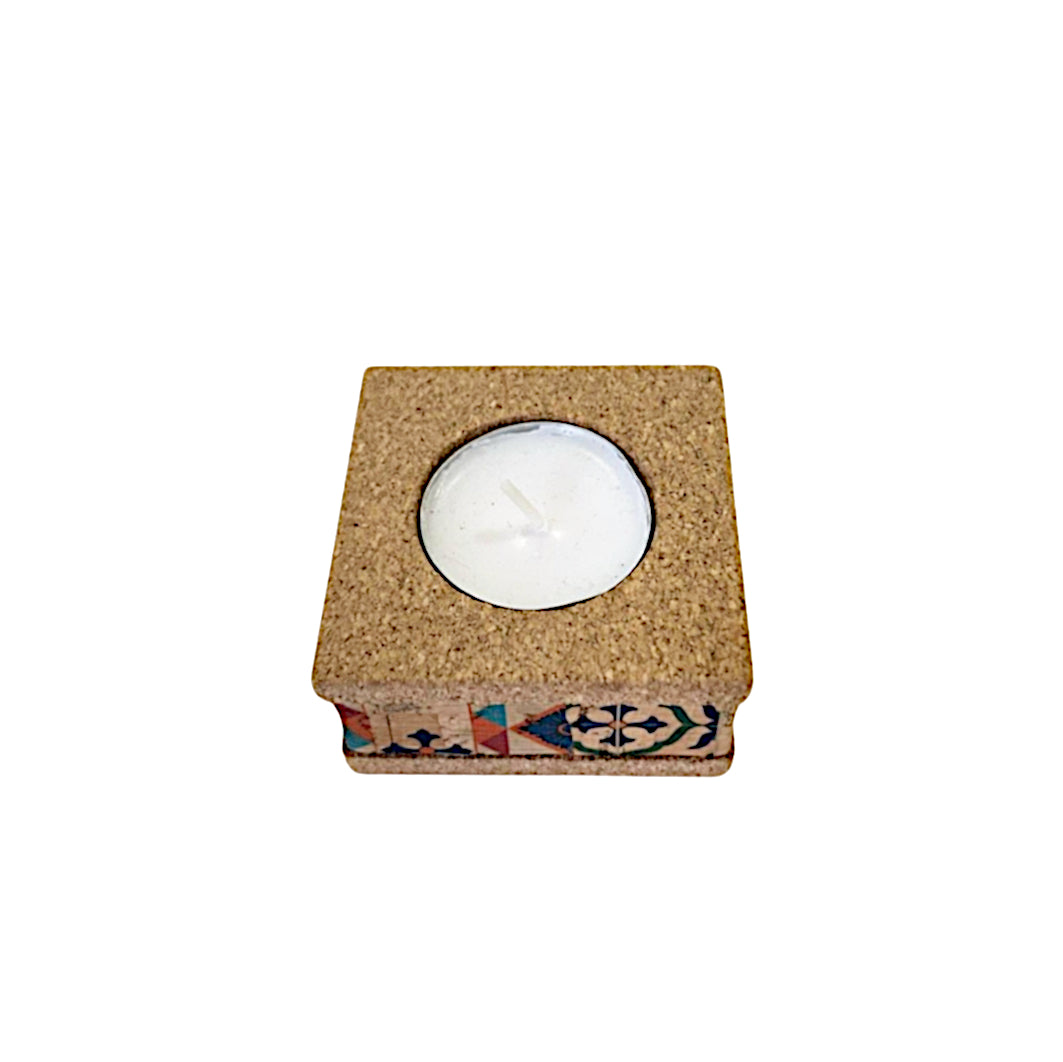 Cork Prism - Tealight Holder - Cork and Company | Made in Portugal | Vegan Eco-Friendly Fashion