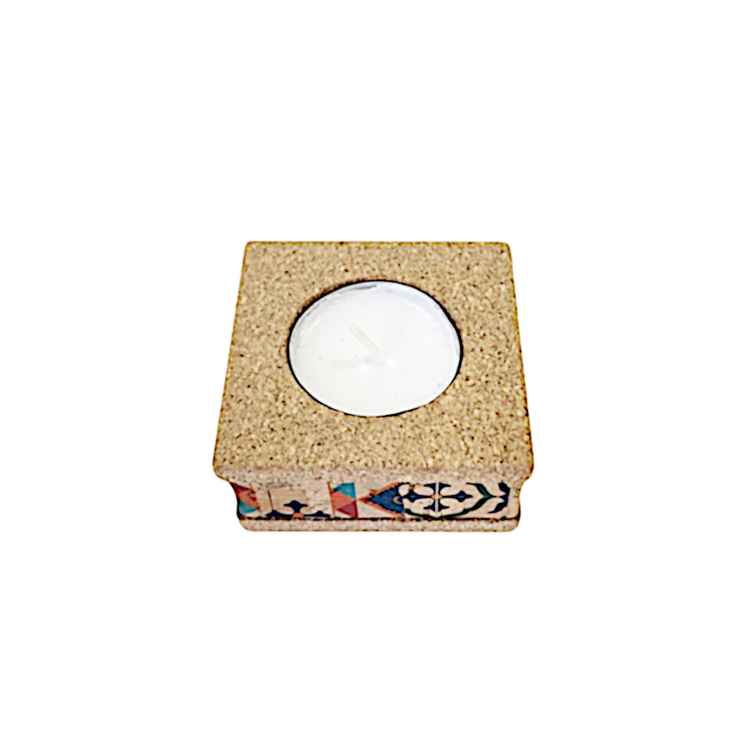 Cork Prism - Tealight Holder - Cork and Company | Made in Portugal | Vegan Eco-Friendly Fashion