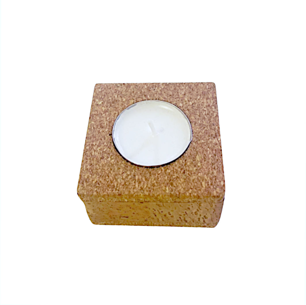 Cork Prism - Tealight Holder - Cork and Company | Made in Portugal | Vegan Eco-Friendly Fashion