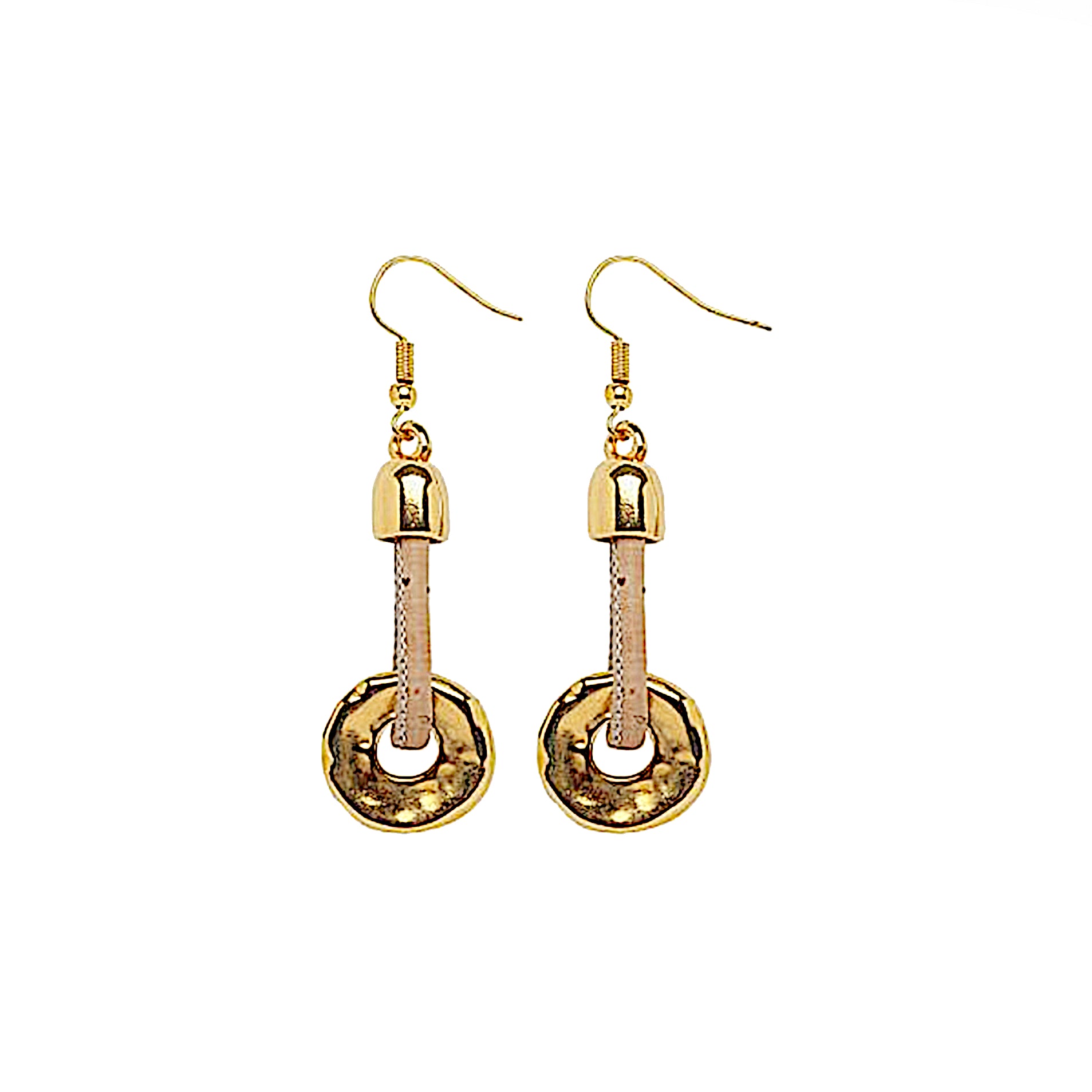 Cork Golden Ring (earrings) - Cork and Company | Made in Portugal | Vegan Eco-Friendly Fashion