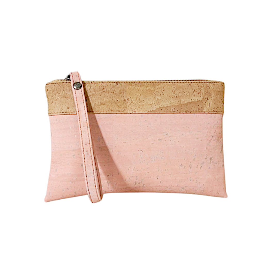 Cork Bicolor Pouch - Cork and Company | Made in Portugal | Vegan Eco-Friendly Fashion