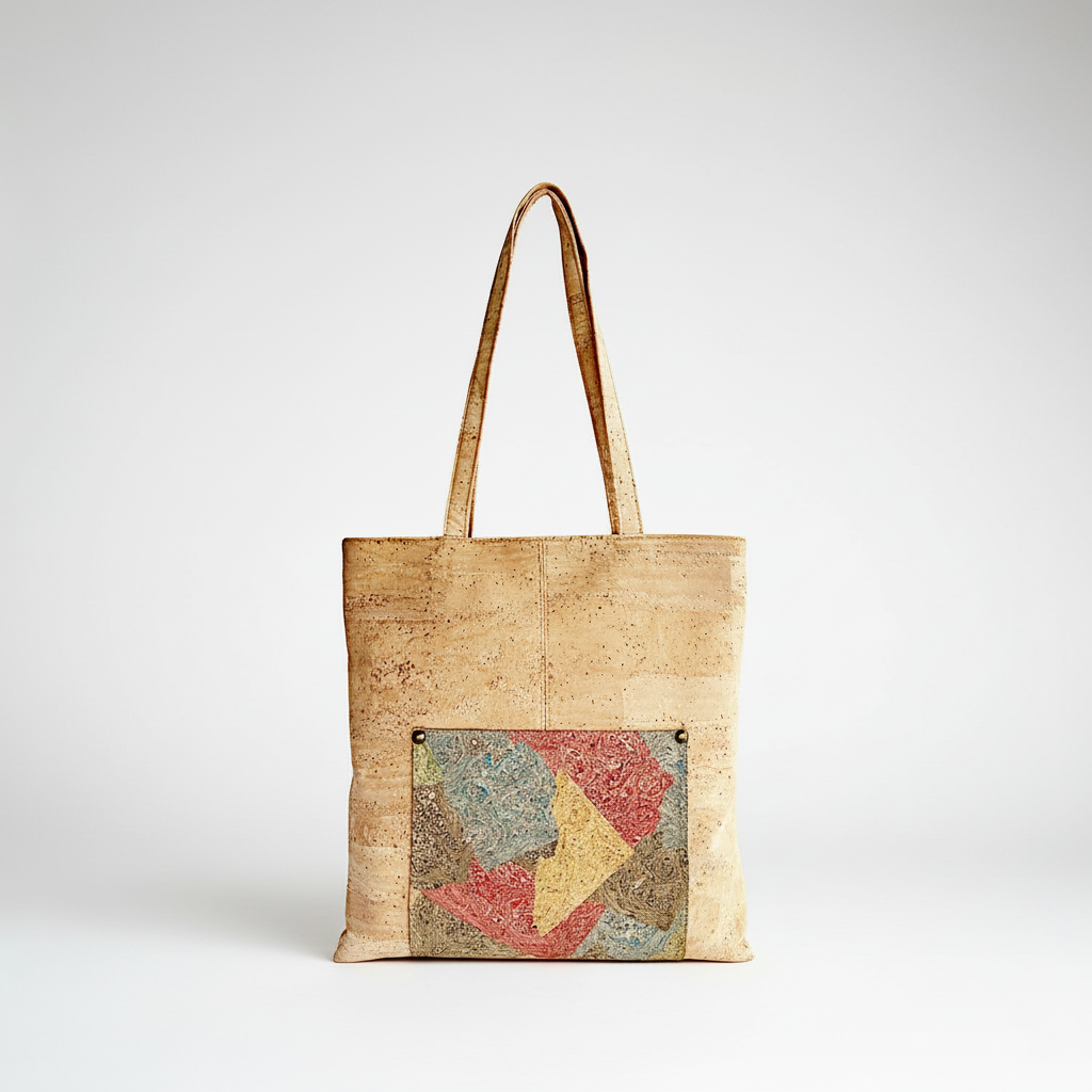 Cork Square shopping bag - Cork and Company | Made in Portugal | Vegan Eco-Friendly Fashion