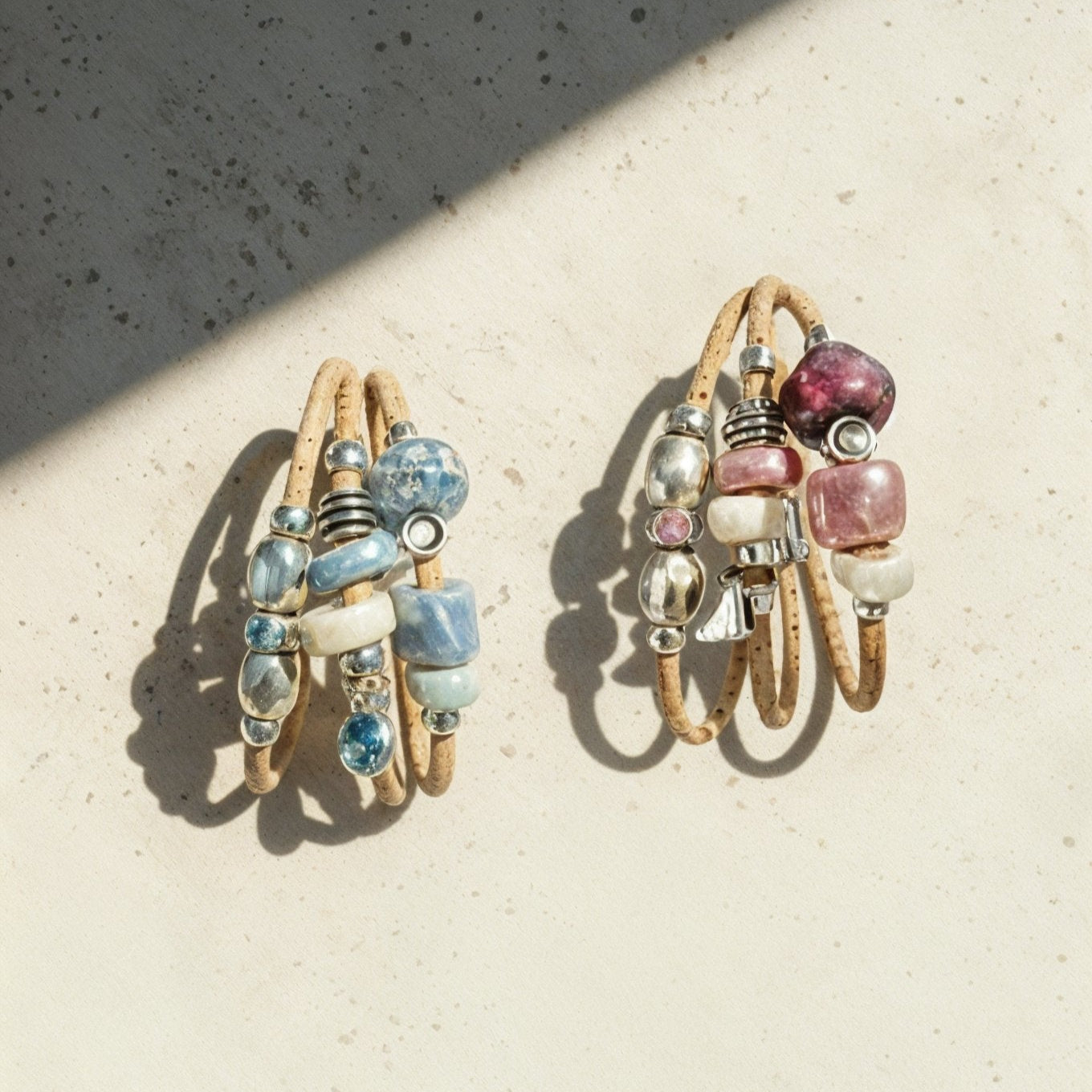 Cork Hydra Set (bracelets) - Cork and Company | Made in Portugal | Vegan Eco-Friendly Fashion