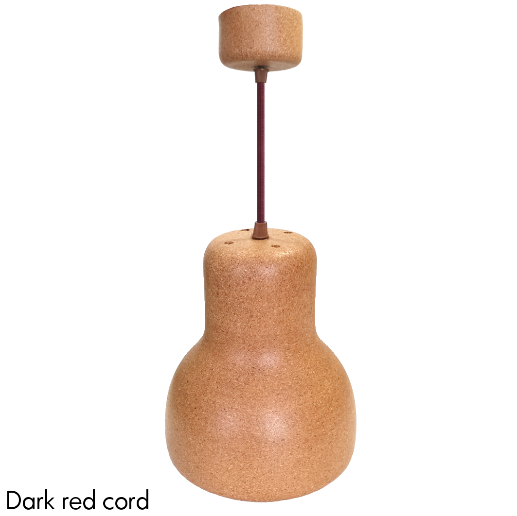 Cork Pear - Cork Lamp - Cork and Company | Made in Portugal | Vegan Eco-Friendly Fashion