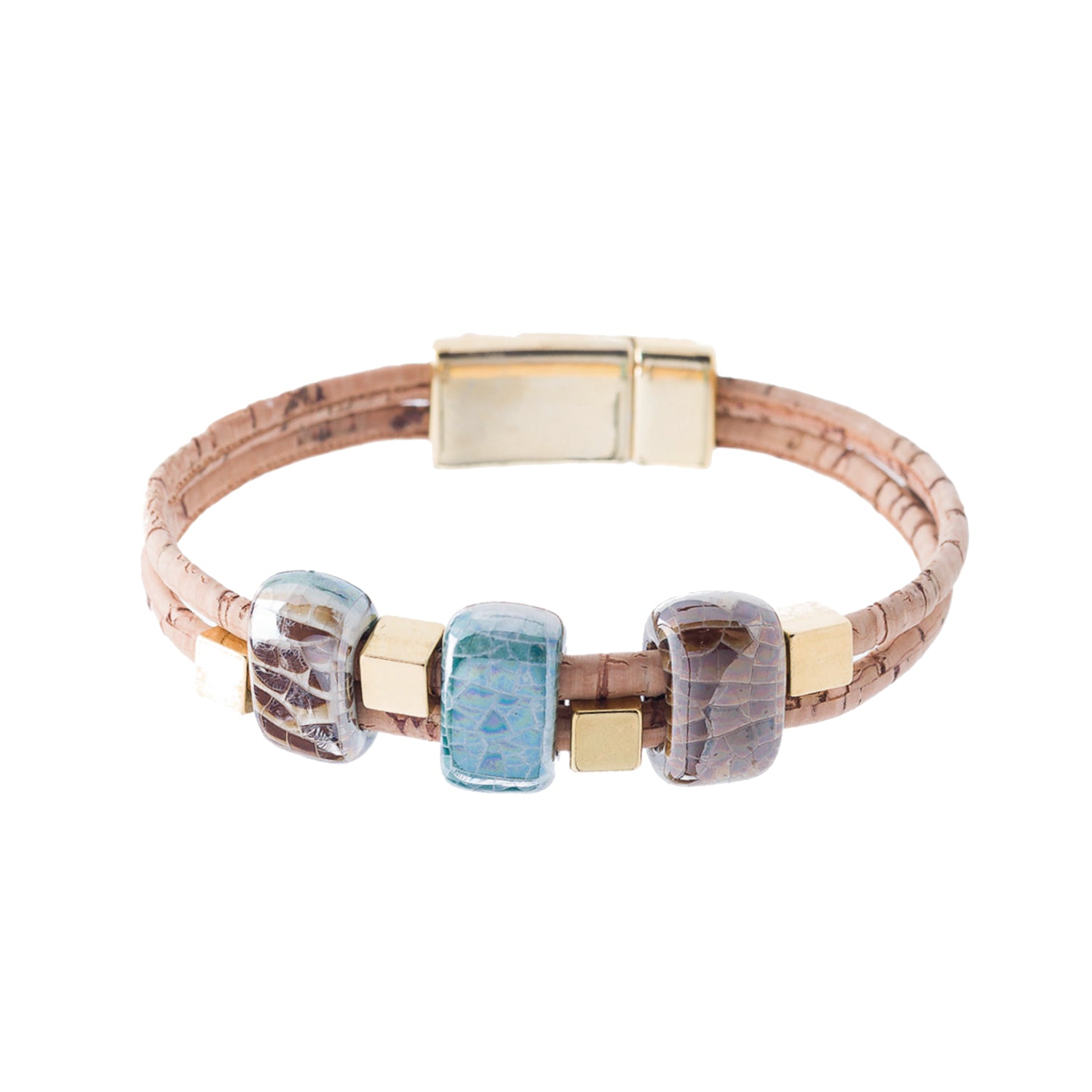 Cork Forest II (bracelet) - Cork and Company | Made in Portugal | Vegan Eco-Friendly Fashion
