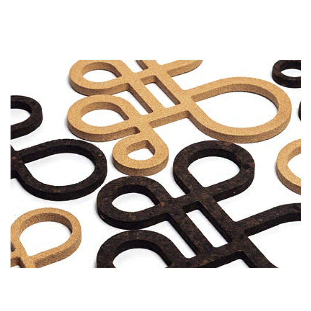 Cork Clef Trivet (set of 2) - Cork and Company | Made in Portugal | Vegan Eco-Friendly Fashion
