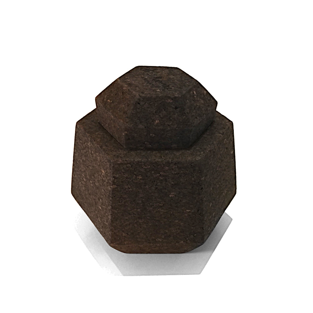 Cork Hexagon (vase/box) - Cork and Company | Made in Portugal | Vegan Eco-Friendly Fashion